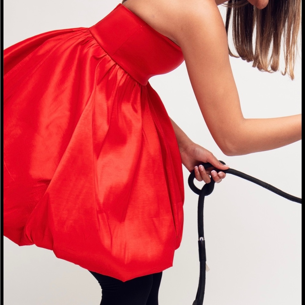 Red Custom Dress - Picture 2 of 4